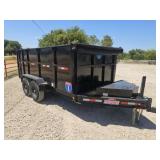 *2025 Interstate Pro Series 7'X14' Dump Trailer