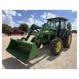 John Deere 5520 Cab/Air 4WD w/JD 542 Loader/Bucket