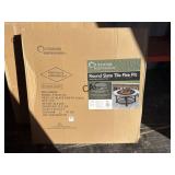 NIB Outdoor Expressions Round Slate Tile Fire Pit