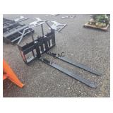 NEW PaBreak Skid Steer Pallet Forks