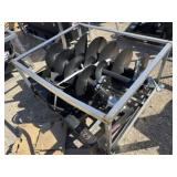 NEW PaBreak Skid Steer Auger w/3 Bits