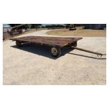 Flatbed Four Wheel Pintle Hitch Trailer