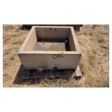 36'X36'X18' Cement Livestock Watering Trough