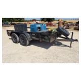 14' Welding Trailer w/Bobcat 225 NT/Cutting Torch