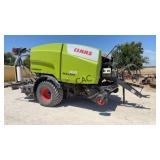 Claas 455 Rollant w/Uniwrap Baler, 7014 Bale Count
