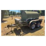 10' Trailer w/500 Gallon Fuel Cell Dual Axle
