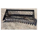 KC 72' Skid Steer Rock Bucket Attachment