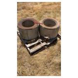 Cement Man Hole Slips (2) (no tops)