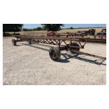 30' Four Wheel Pintle Hitch Tilt Hay Trailer