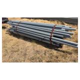 Bundle Galvalume 2 7/8' Pipe Approx 7'+/- Length