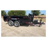 *2024 Texas Pride 7'X12' Telescopic Dump Trailer
