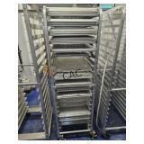 Rolling Tray Rack with Trays