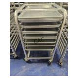 Rolling Tray Rack with Trays