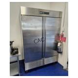 Asber ARR-49-H 2-Solid Door Reach-In Refrigerator