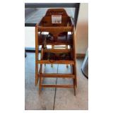 Lot of 2 Wooden Highchairs