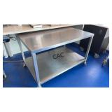 Stainless Steel Rolling Table 48'X32'X32'