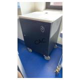 Rolling Metal Storage Cart (NO KEY)