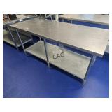 Stainless Steel Table 72'X30'X34'