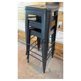 Lot of 3 Metal 30'T Barstools