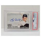 1999 UD Legend Yogi Berra Epic Signatures PSA 9