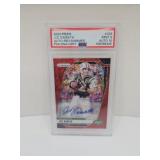 2024 Prizm Joe Namath Red Shimmer Auto PSA 9 Auto