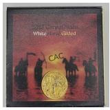 2023 Carpathians White Horse Gilded 1oz Silver