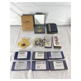 Bag of US Insignia and Medals