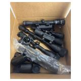 Box Lot of Assorted Scopes