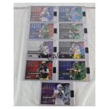 Lot of 9 QB1 "The Pick Is In" Rookie Cards