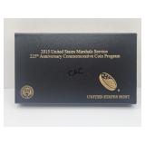 2015 U.S. Mint Marshalls Service 3 Coin Proof Set