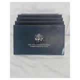 Lot of 4 Sets of 1995 Civil War Battlefield Comm.