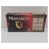 20rds Monarch 30-30Win 170gr FSP