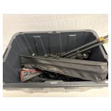 Lot of Assorted Tripods and Spinning Rods