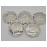 USA Basketball 1oz Silver Round #9043