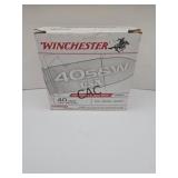 200rds Winchester 40S&W 165gr FMJ