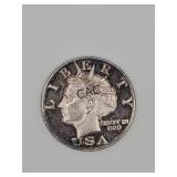 Norfed Liberty USA 1oz Silver Round