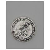 2020 White Horse of Hanover 2oz Silver Round