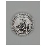 2020 Britannia 1oz Silver Round in Capsule