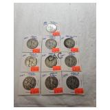 Assorted Date Walking Liberty Half Dollars