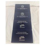 Lot of 4 US Mint Commemorative Coin Sets