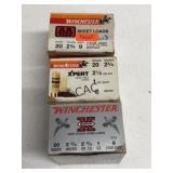 75rds Winchester 20ga Assorted Shotgun Shells