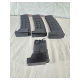 Lot of 4 ATI 410/5.56mm/9mm Mags