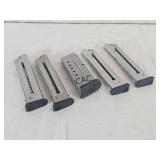 Lot of 5 Assorted Smith & Wesson Pistol Mags