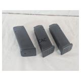 Lot of 3 Assorted Glock Mags
