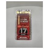 250rds Hornady 17HMR 17gr V-Max
