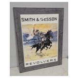 Smith & Wesson Revolvers "The Hostile" Framed Pr