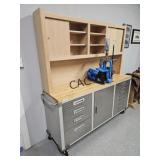 Rolling Storage Workbench w/Contents