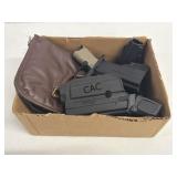 Lot of 3 Sig Sauer Holsters and P365 Grip Module
