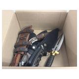 Box Lot of Assorted Knives