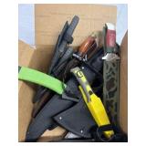 Box Lot of Assorted Knives